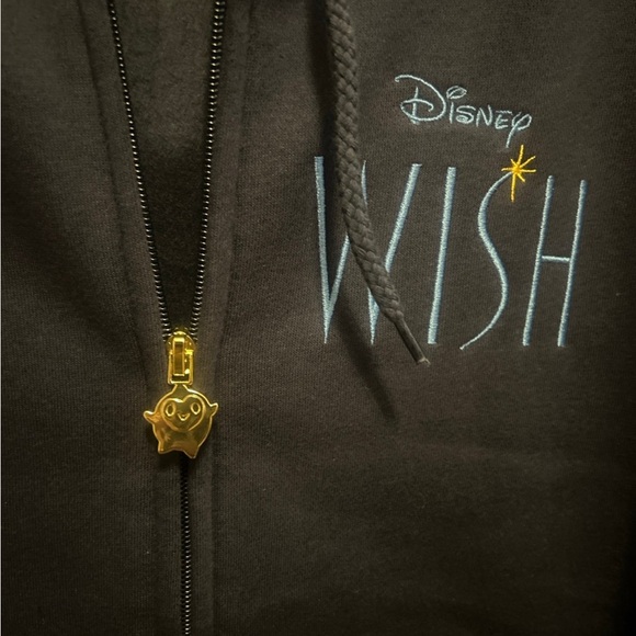 Disney Wish Navy Blue Hoodie Adult Size S - Picture 4 of 5